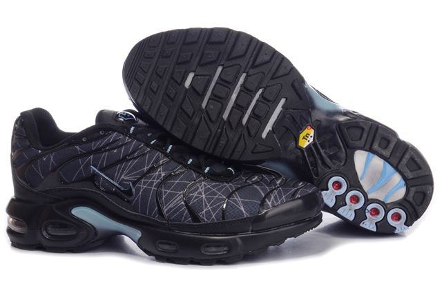 Mens Nike Air Max TN Black Navy Shoes - Click Image to Close